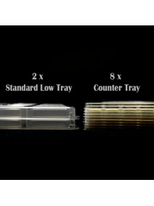 13mm Counters Tray: 24 Filas - Sin TAPA